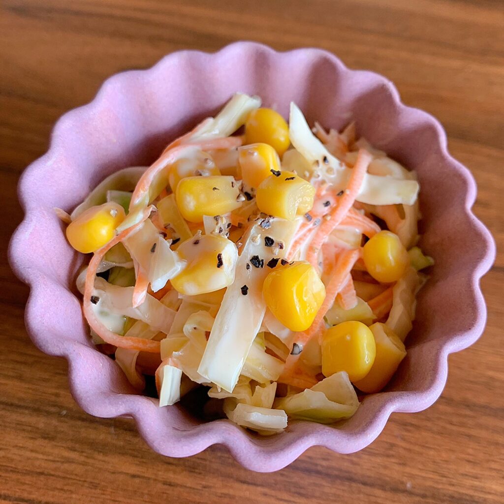 Coleslaw（cabbage and corn salad）