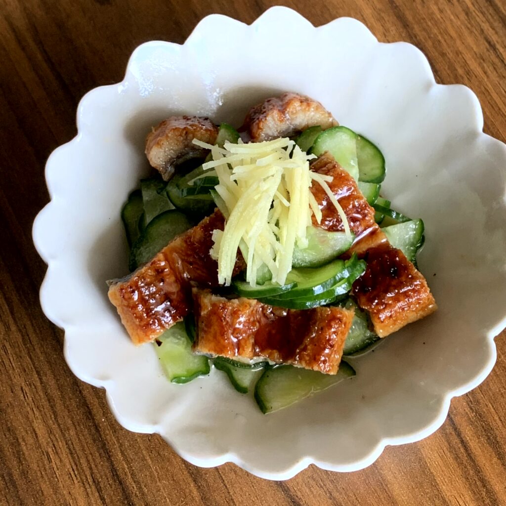 Uzaku (Glaze-grilled eel with cucumber)