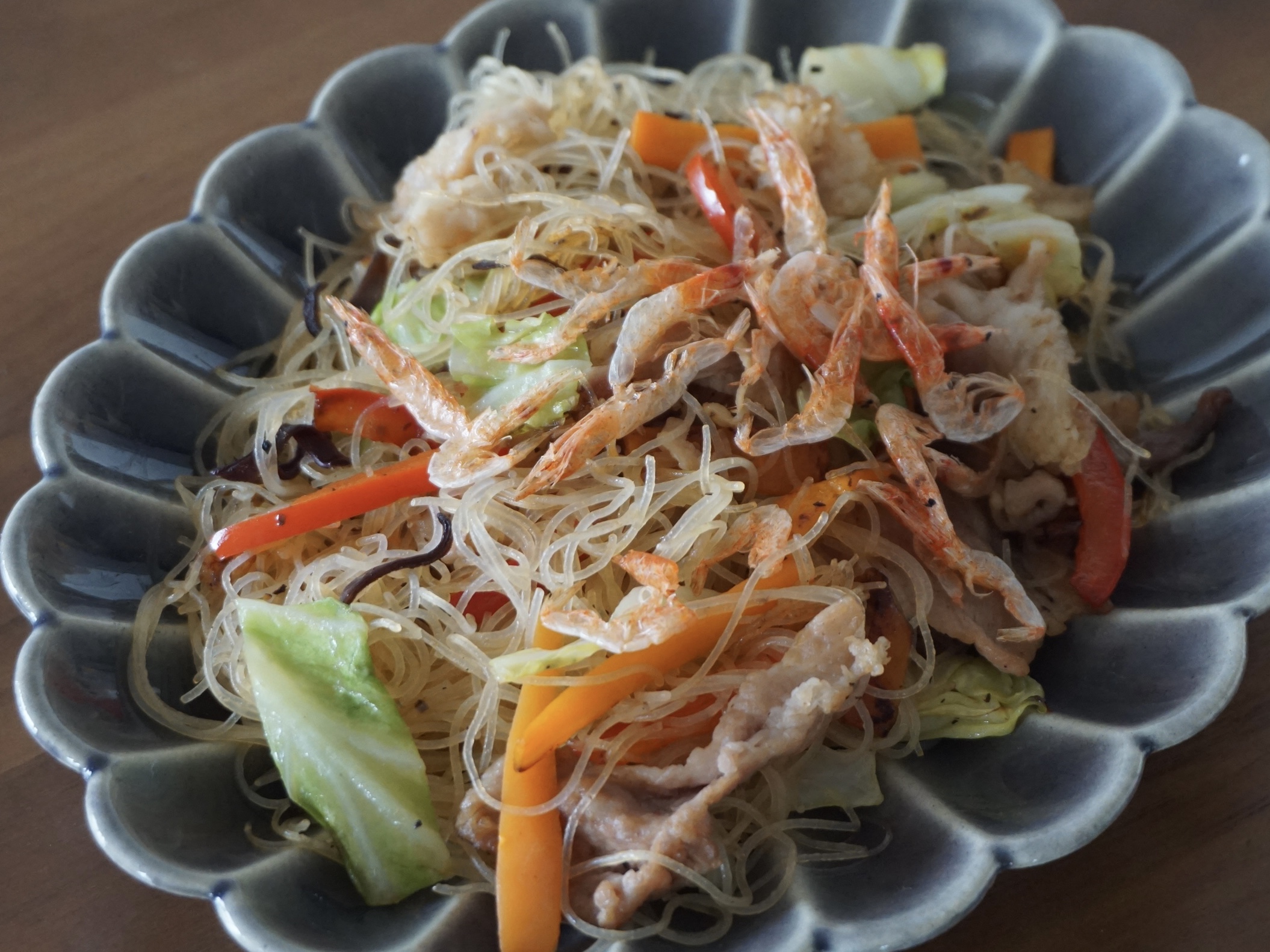 Yaki Bifun (Stir-Fried Rice Vermicelli With Oyster Sauce)