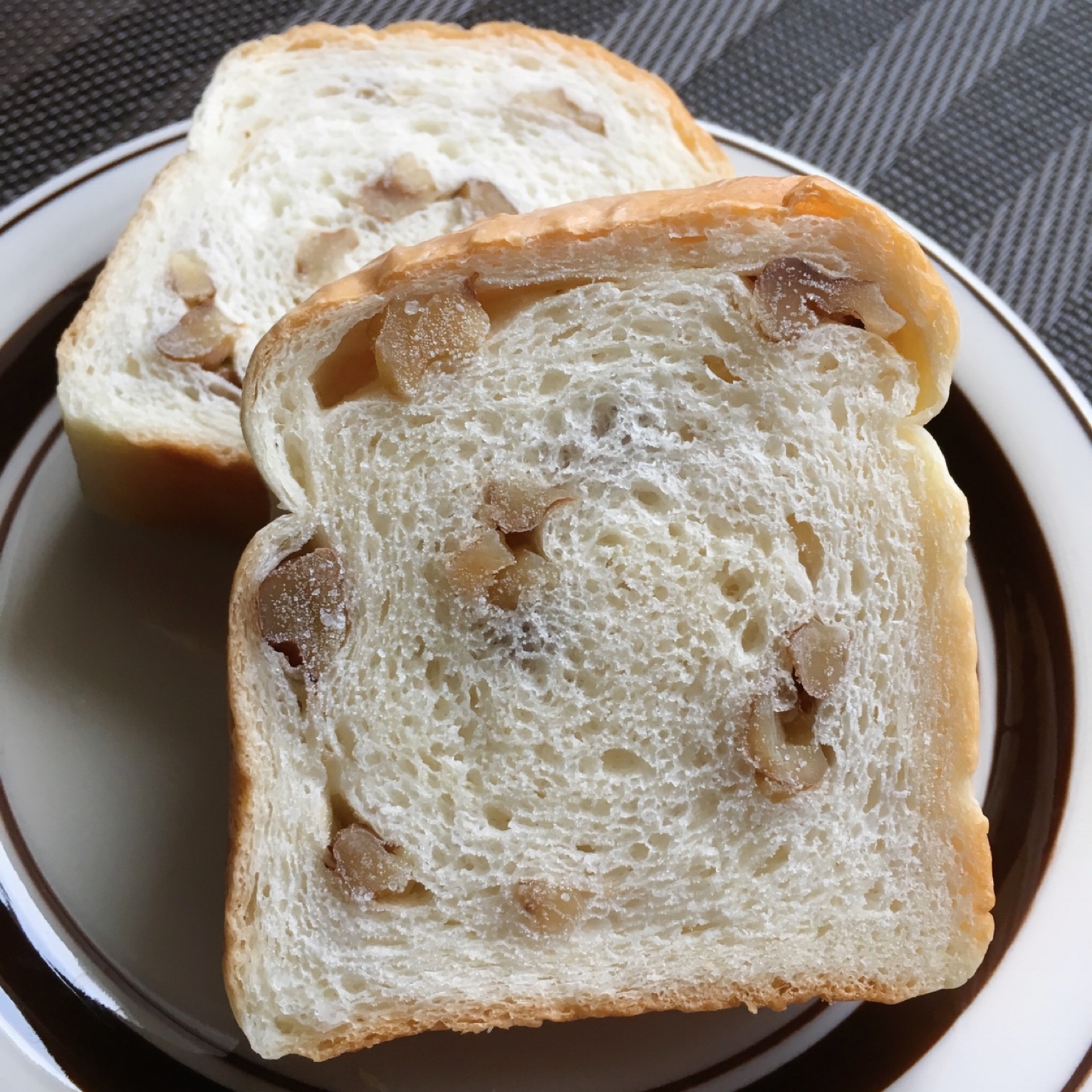 This rustic-tasting walnut bread is perfect for breakfast.