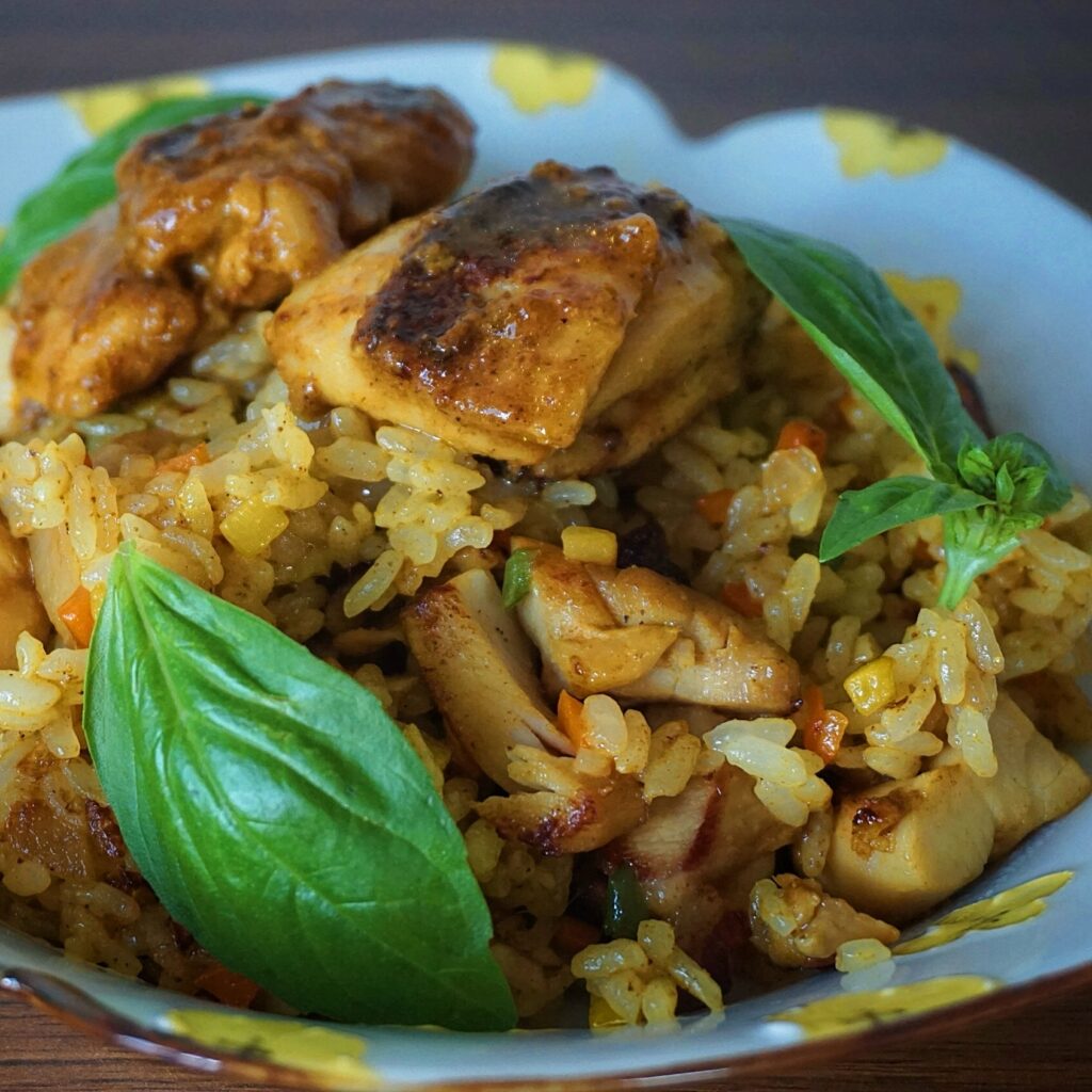 Curry Tandoori Chicken Pilaf