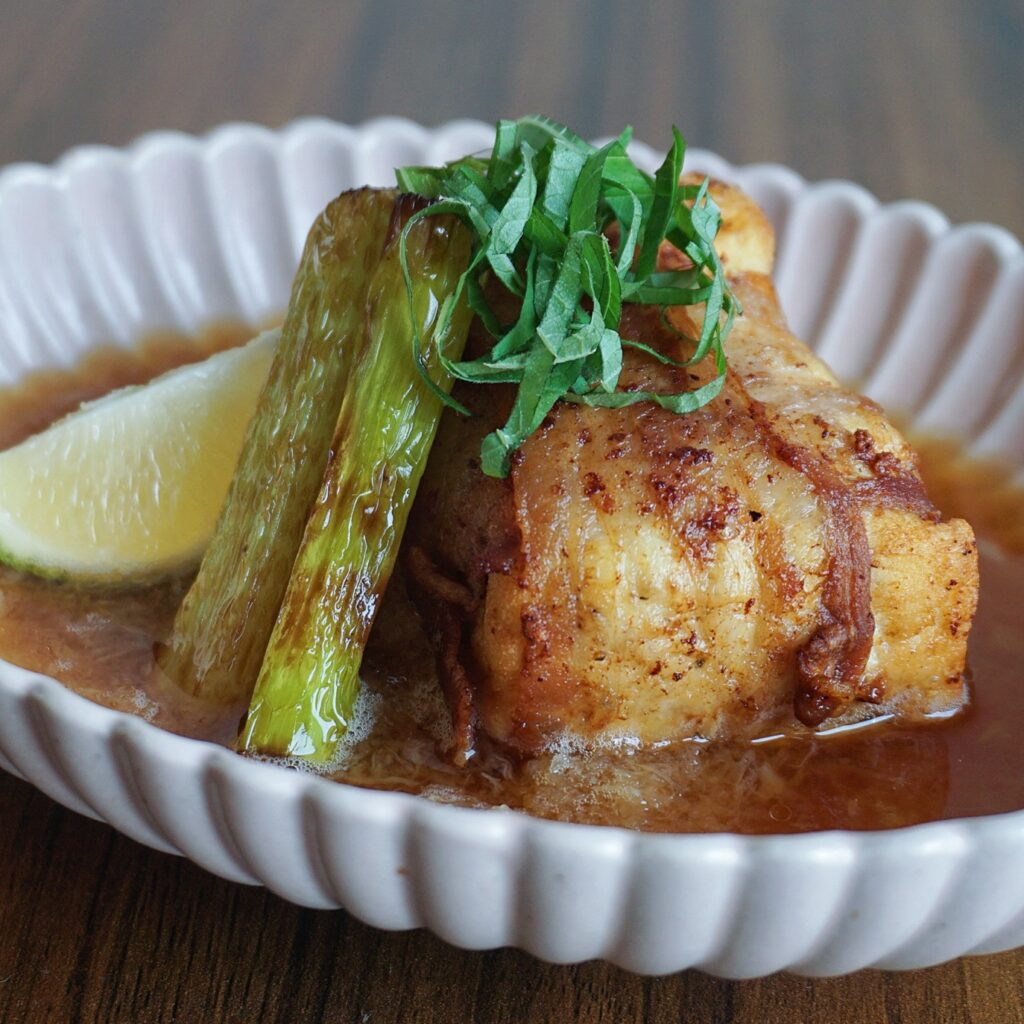 pork belly agedashi tofu
