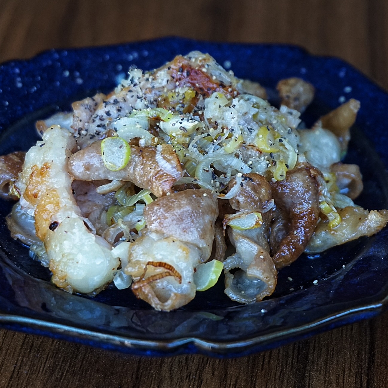 Negishio Horumon yaki (Salty Beef Offal)