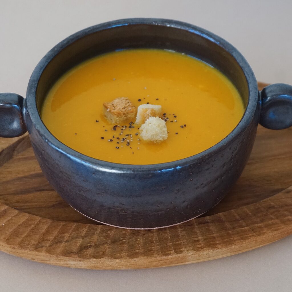 Kabocha potage (Creamy Pumpkin Soup)