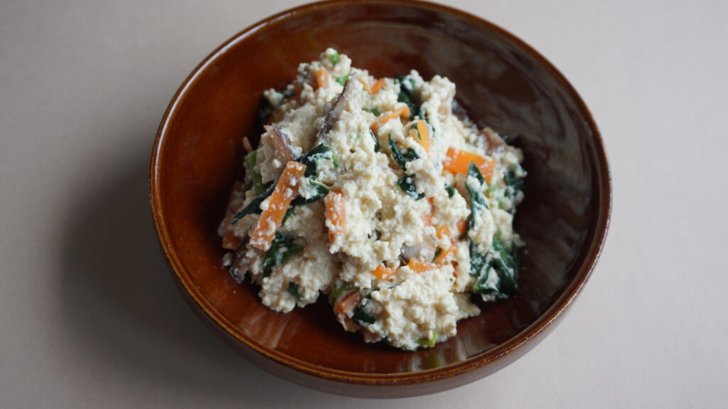 本格ほうれん草の白和え：クリーミーな豆腐サラダの秘密