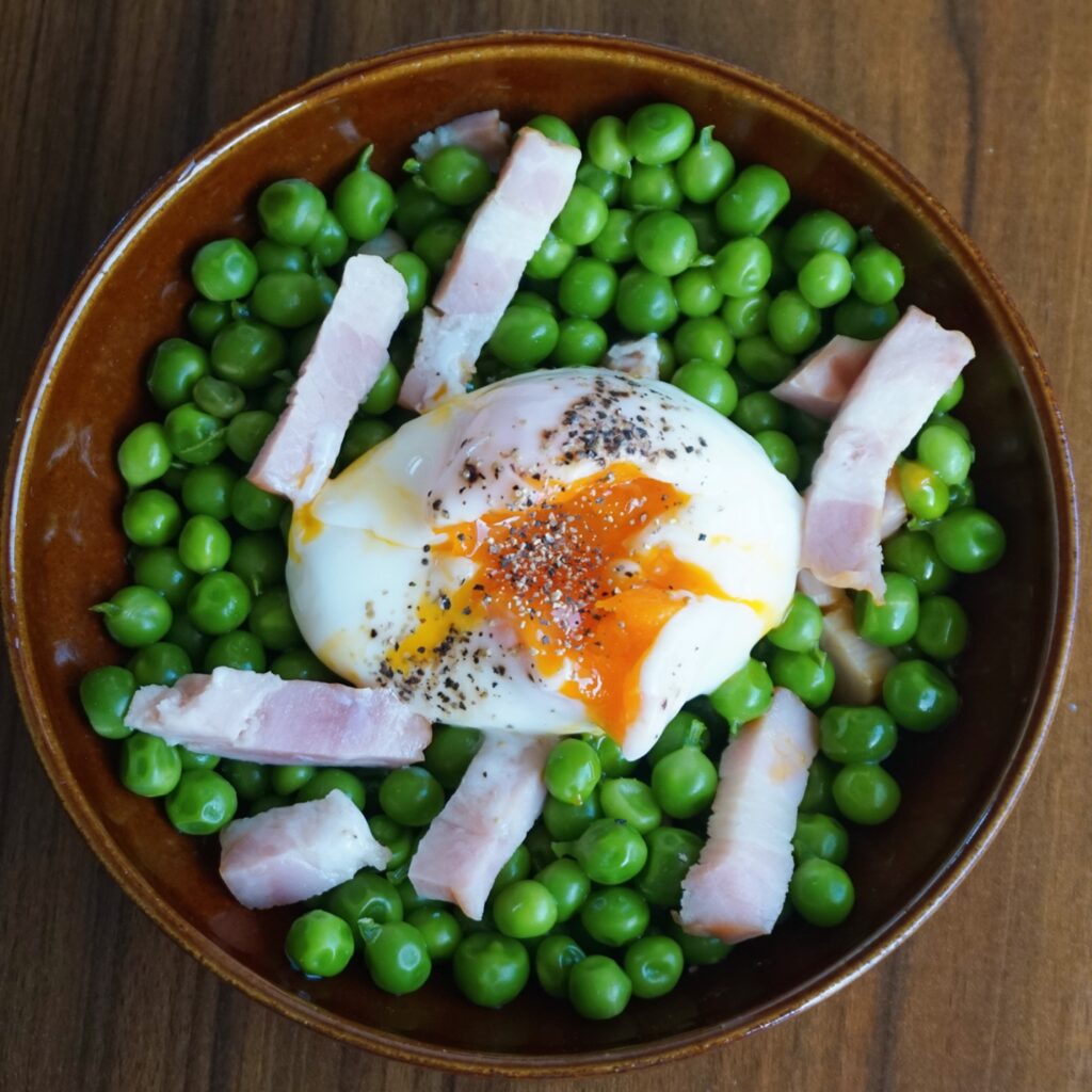 Saizeriya-Style "Soft Green Peas Warm Salad" Recreation