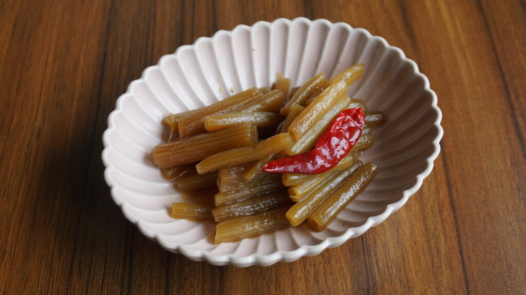 フキのきんぴら
