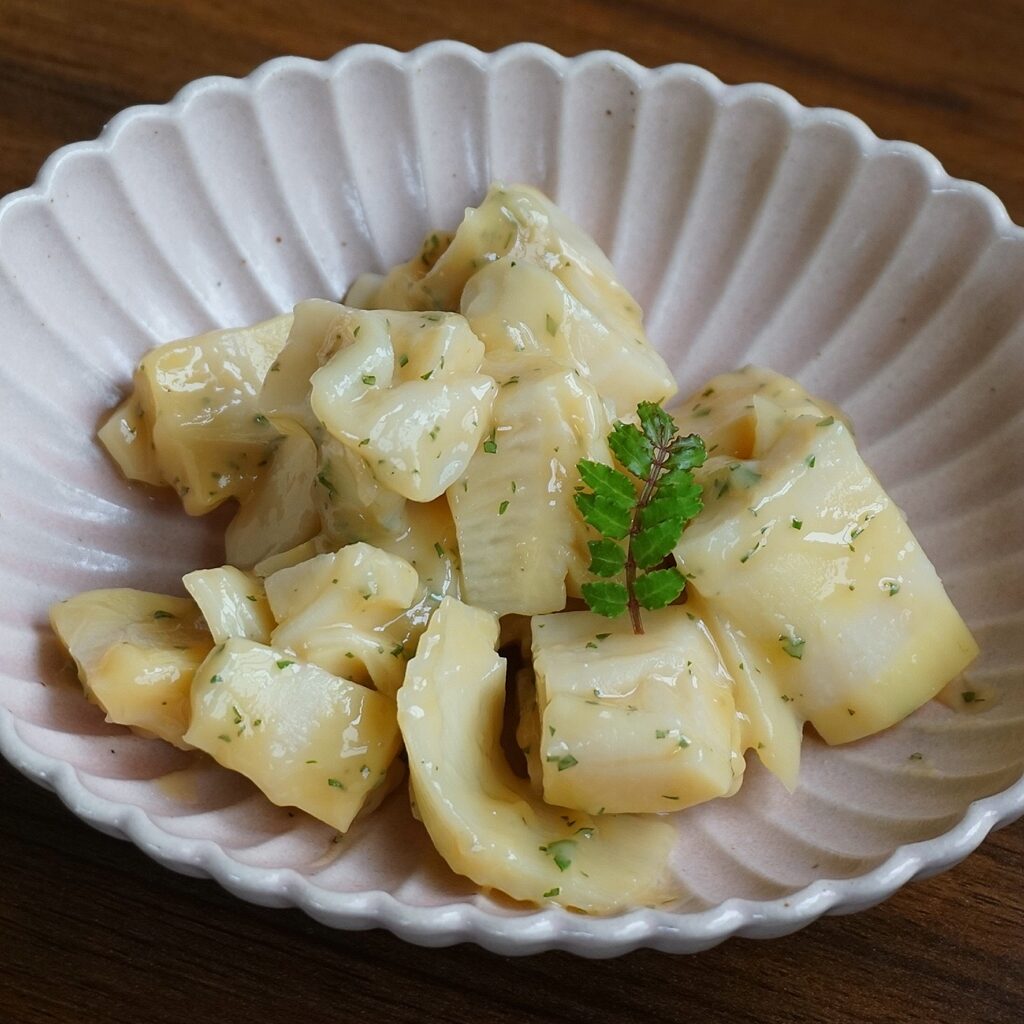 The Taste of Japanese Spring: Bamboo Shoots with Kinome Miso Ae