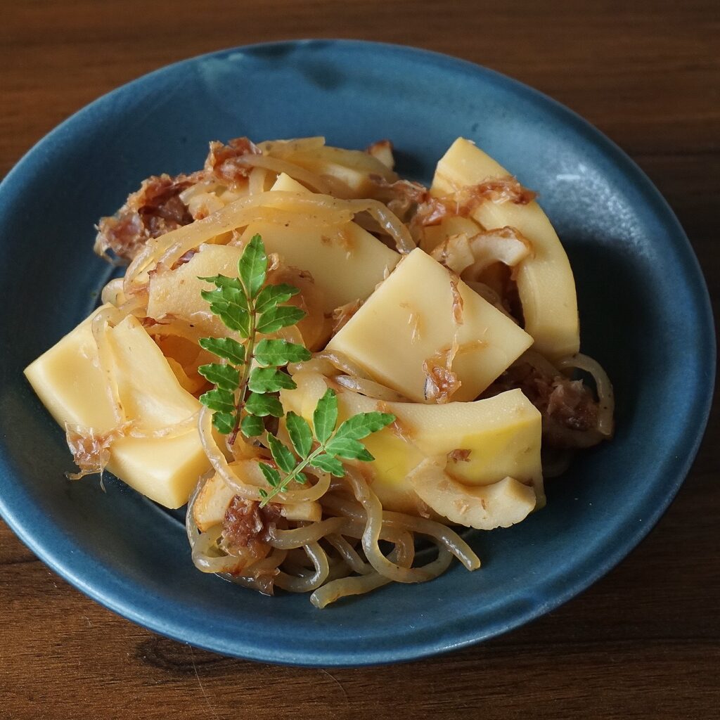 Japanese Simmered Bamboo Shoots (Takenoko no Tosani)