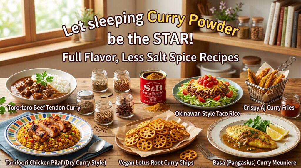 Got Leftover Curry Powder? Transform It into 7 Mouthwatering Low-Salt Dishes