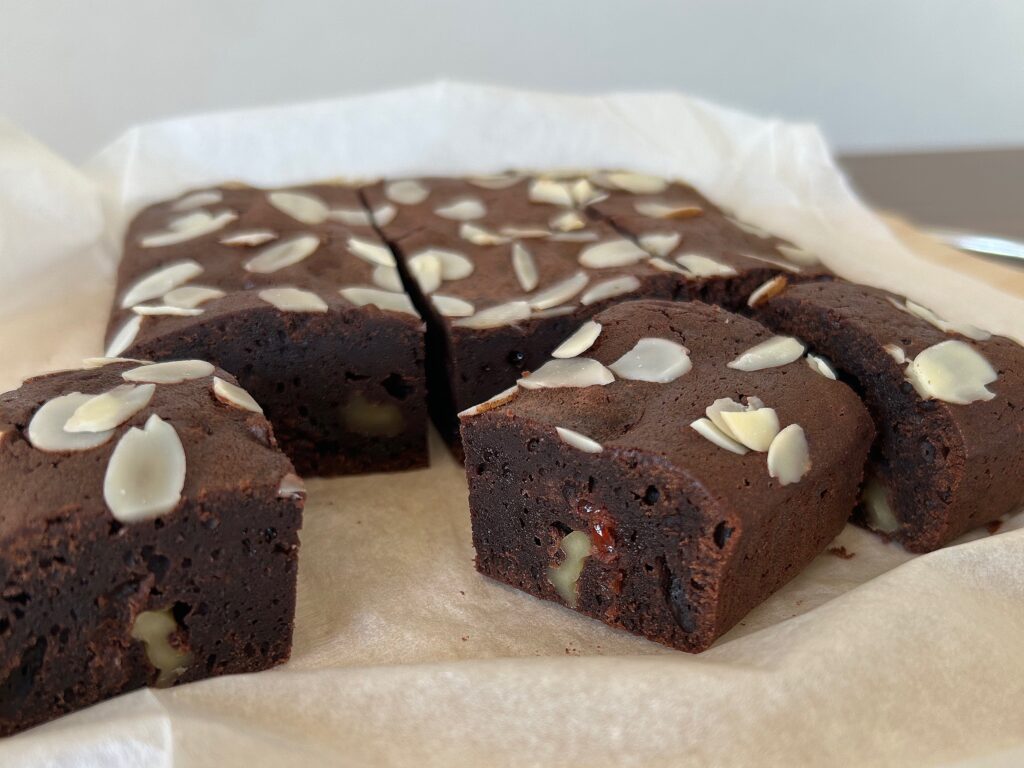 Fudgy Rum Cranberry & Nut Brownies (Easy & Moist Recipe)
