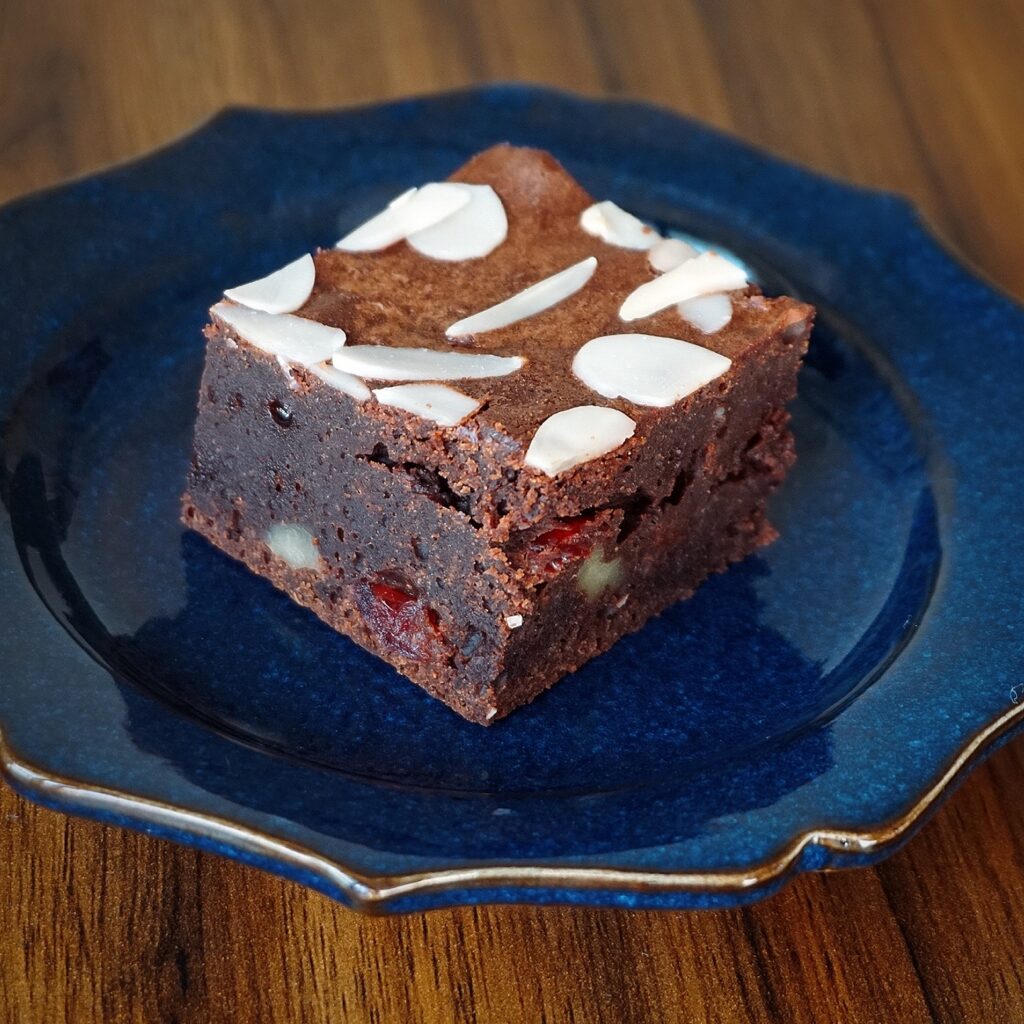 Fudgy Rum Cranberry & Nut Brownies (Easy & Moist Recipe)